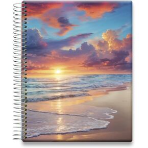 Tools4Wisdom Planner 2025-2026 - April 2025-2026 Calendar - 8.5x11 Inch Hardcover - Monthly Weekly Daily Planner - A5J6 - Morning Sunrise