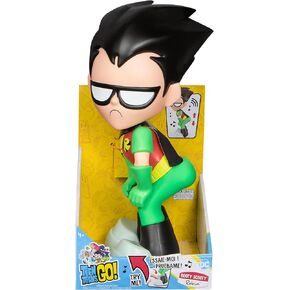 DC Comics Teen Titans Go! Booty Scooty Robin, Dancing Figure with Music, Press-Activated, Collectible Toy for Kids Ages 4 and Up