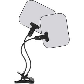 2pcs Laptop Sun Shade with Adjustable Clip Stand, Portable Working Outside Laptop Sun Shield for Laptop Computers Beach Chairs Strollers Desk Outside