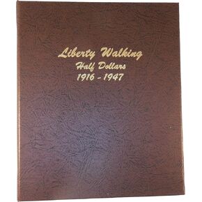 Dansco US Liberty Walking Half Dollar Coin Abrum 1916 - 1947 #7160