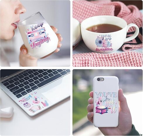 AFRITEE UV DTF Cup Wraps - 20 Sheets Green Weed Smoke Uvdtf Cup Wrap for 16 oz Glass, Rastafari Culture Waterproof Transfer Stickers Decals DIY Water Bottle Journal Paper Cutting Craft Decoration in Kuwait