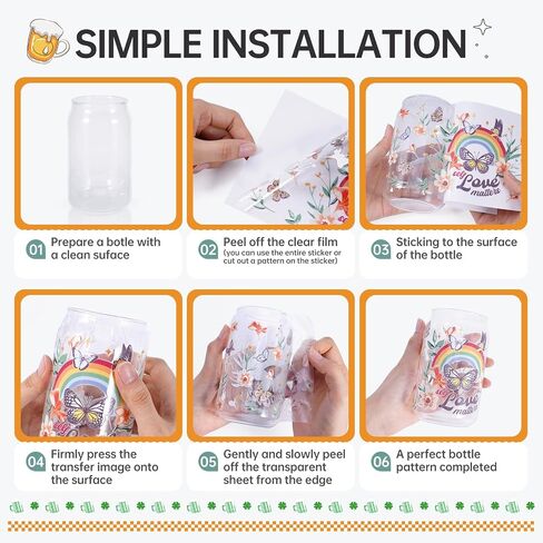 AFRITEE UV DTF Cup Wraps - 20 Sheets Green Weed Smoke Uvdtf Cup Wrap for 16 oz Glass, Rastafari Culture Waterproof Transfer Stickers Decals DIY Water Bottle Journal Paper Cutting Craft Decoration in Kuwait
