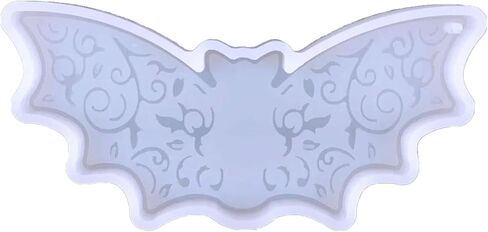 DIY Halloween BAT Silicone Mould ، keykain apoxy mould for key know silicone mould for women formants ، usplies المجوهرات (أبيض) in Kuwait