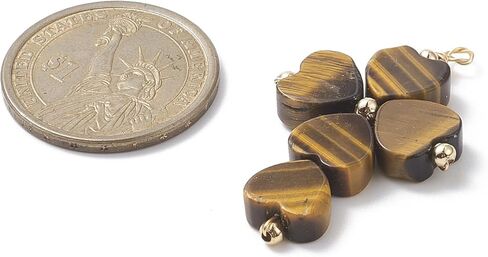 LiQunSweet 5 pcs Cherry Theme Natural Agate Charms Crystal Gemstone Imitation Fruit Food Charms for DIY Jewelry Bracelet Necklace Earring Keychain Craft Decorations in Kuwait