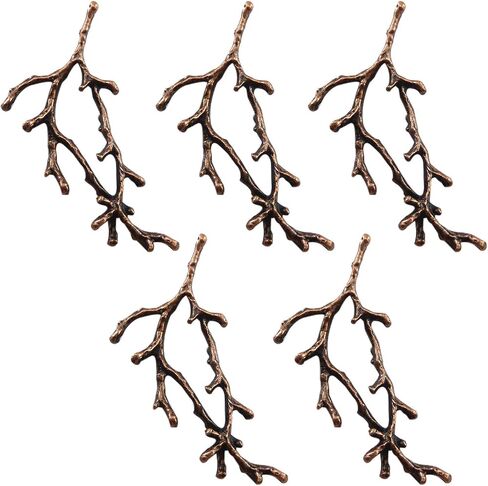 jjgqaz color mixed color 20pcs vinatge style tree branch charms multi rolds arndant for handmade make making cantsory crafts in Kuwait