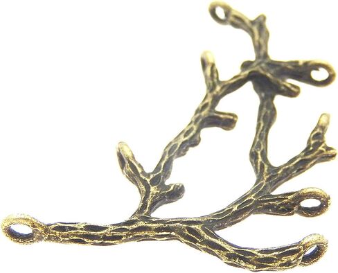 jjgqaz color mixed color 20pcs vinatge style tree branch charms multi rolds arndant for handmade make making cantsory crafts in Kuwait