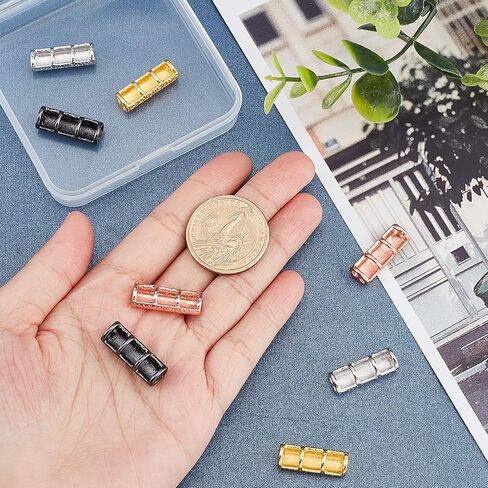 Dicosmetic 22mm Watch Bead Connector 4 Colors Bead Bercelet Connector 8PCS Watch Band Adapter Mowner in Kuwait