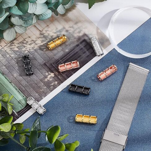 Dicosmetic 22mm Watch Bead Connector 4 Colors Bead Bercelet Connector 8PCS Watch Band Adapter Mowner in Kuwait
