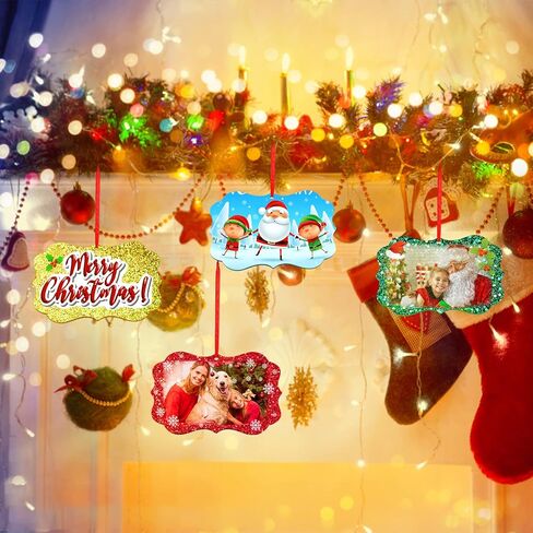 قوالب راتنج عيد الميلاد Juome سيليكون ، 4 أجهزة كمبيوتر عيد الميلاد الحلي صورة قلادة قلادة راتنج الايبوكسي ، فنية DIY المجوهرات صنع مجوهرات عيد الميلاد in Kuwait