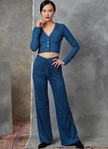 Vogue Misses' Cardigan, Tunic and Pants Sewing Pattern Kit, Design Code V1914, Sizes XSM-SML-MED in Kuwait