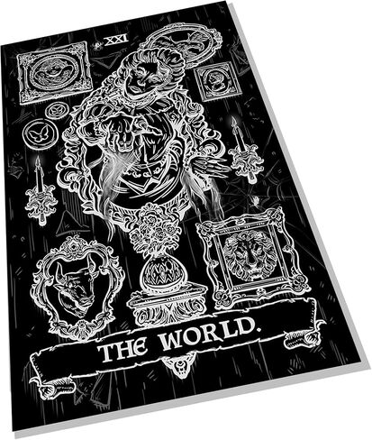 Terror Tarot Card Sticker Pack - Gothic Halloween Horror Stickers (Original Edition) in Saudi Arabia