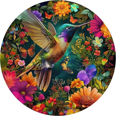 الألغاز الخشبية للبالغين ، والألغاز الخشبية الطنانة 200 قطعة ، والألغاز الفريدة من نوعها على شكل الطيور ، والهدايا الإبداعية عيد ميلاد ممتعة ألعاب للأجهزة العائلية ، 11.2 × 11.2 بوصة ، متوسطة الحجم in Kuwait