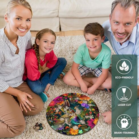 الألغاز الخشبية للبالغين ، والألغاز الخشبية الطنانة 200 قطعة ، والألغاز الفريدة من نوعها على شكل الطيور ، والهدايا الإبداعية عيد ميلاد ممتعة ألعاب للأجهزة العائلية ، 11.2 × 11.2 بوصة ، متوسطة الحجم in Kuwait