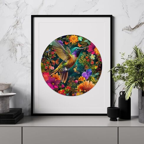 الألغاز الخشبية للبالغين ، والألغاز الخشبية الطنانة 200 قطعة ، والألغاز الفريدة من نوعها على شكل الطيور ، والهدايا الإبداعية عيد ميلاد ممتعة ألعاب للأجهزة العائلية ، 11.2 × 11.2 بوصة ، متوسطة الحجم in Kuwait