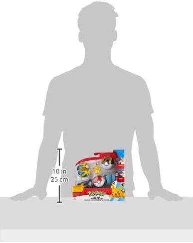 Pokemon Clip 'N' Go Poké Ball Belt Set, Wave 5 Ultra, Quick Ball, and 2-Inch Pikachu - Feat. Detailed Figure, a Clip ‘N’ Go Belt, 2 Clip ‘N’ Go Poké Balls- Perfect for Any Trainer! in Saudi Arabia