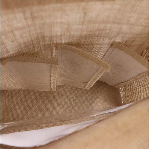 Eco-Friendly Burlap Jute Wine Bottle Tote with Cane Handle Gift Packaging for Holidays (Three Bottles) in Saudi Arabia