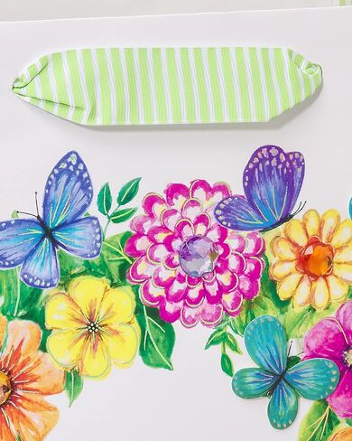 Papyrus 8.5" Medium Gift Bag - Designed by Bella Pilar (Butterflies and Flowers) for Birthdays, Weddings, Bridal Showers, Baby Showers and All Occasions (1 Bag) in Kuwait