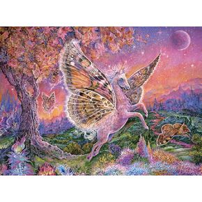 Buffalo Games - Josephine Wall - Fluttercorn Dreamscape - 1000 Piece Jigsaw Puzzle for Adults -Challenging Puzzle Perfect for Game Nights - Finished Size is 26.75 x 19.75