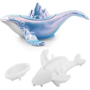 Boat Shape Resin Mold Storage Silicone Mold Trinket Box Mold Jewelry Storage UV Epoxy Pirate Ship Resin Casting Mold for DIY Crafts Ornament Marine Theme Making