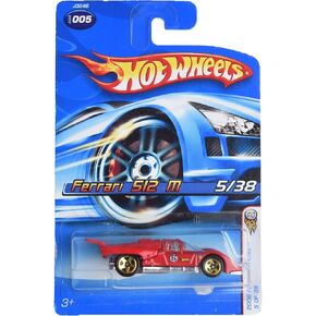 Hot Wheels Ferrari 512 M ، 2006 ، 1:64 مقياس ، سيارة رياضية حمراء ، 3 بوصات ، للجنسين ، جميع الأعمار