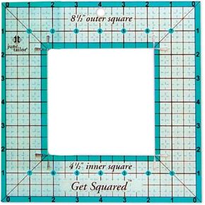 June Tailor Get Squared 8 1/2'' Outer 4 1/2'' Inner