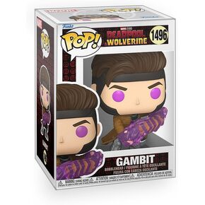 Marvel: Deadpool & Wolverine - Gambit with Cards Vinyl Figure Collectibles Bundle with Compatible Funko Pop Box Protector