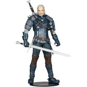 McFarlane Toys The Witcher Geralt of Rivia (Viper Armor: Teal) 7" Action Figure with Accessories