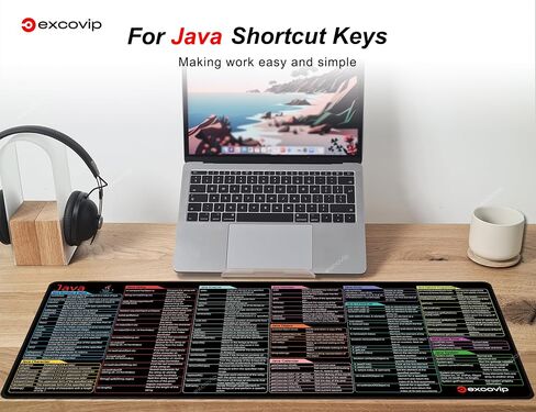 أوامر excovip java اختصارات الماوس -80x30x0.2 سم تمديد ورقة غش كبيرة mousepad pc passhote لوحة المفاتيح mouse mous in Kuwait