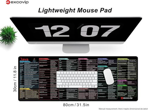 أوامر excovip java اختصارات الماوس -80x30x0.2 سم تمديد ورقة غش كبيرة mousepad pc passhote لوحة المفاتيح mouse mous in Kuwait