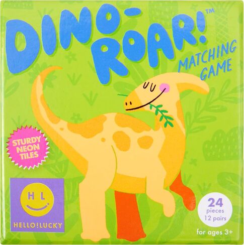 C.R. Gibson H!L Dino Roar Matching Game - Dinosaur-Themed Matching Game for Kids, Fun Memory Game in Saudi Arabia