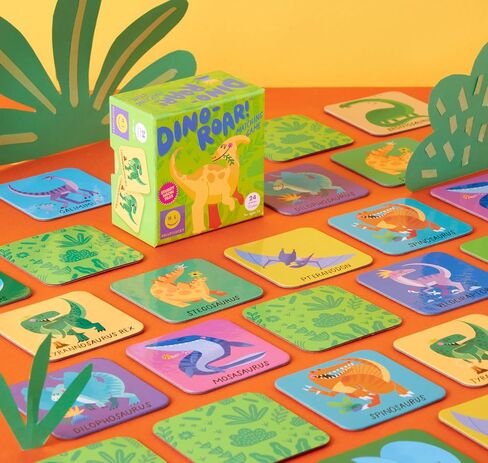 C.R. Gibson H!L Dino Roar Matching Game - Dinosaur-Themed Matching Game for Kids, Fun Memory Game in Saudi Arabia