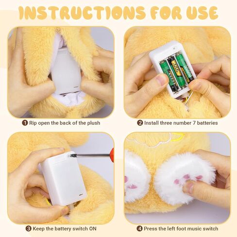 Breathing Stuffed Animal, Pink Cat Plush Baby Toy, Soothing Sound Machine with Music Lights & Breathing Motion for Kids Boys Girls in Kuwait