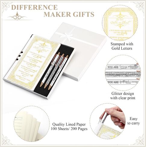 5 Pcs Easter Gift for Women Pastor Appreciation Gifts A6 Leather Journal and Pen Set Bible Notebook Pen with Box Easter Basket Stuffers for Church Sunday School Mothers Day(Green) in Saudi Arabia