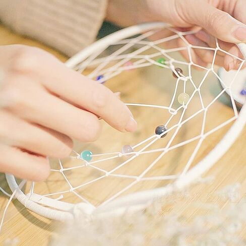 BronaGrand 6pcs 4 Inch Metal Hoops Metal Rings for Dream Catcher and Crafts(Gold and Silver) in Kuwait