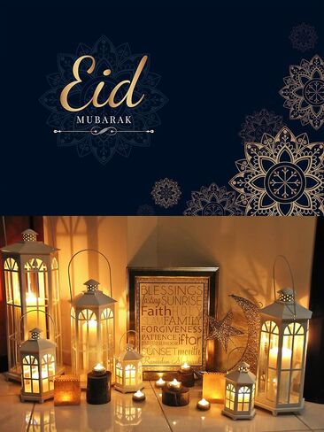 Ramadan Backdrop Decorations Eid Mubarak Banner Ramadan Photo Background for Home Indoor Outdoor Ramadan Party Decorations Supplies 70.8 x 47.2 Inch (Dark Blue) in Saudi Arabia