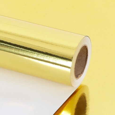 BEISHIDA Rose Gold Gift Wrapping Paper Metallic Wrapping Paper Roll Solid Color Gift Wrap Paper, Packing Paper for Wedding, Birthday, Graduation, Christmas Wrapping Paper(17inches X 32.8ft) in Kuwait