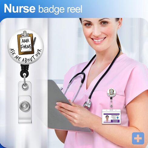 Plifal phlebotomy badge reel حامل قابل للسحب مع مقطع معرف لممرضة اسم بطاقة علامة phlebotomist دكتور الطبيب in Kuwait