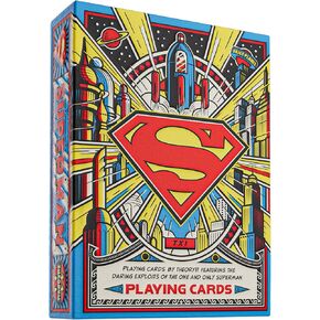 theory11 Superman Playing Cards, Premium Playing Cards, Poker Size Standard Index, Luxury Playing Cards