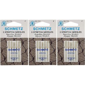 Schmetz 1722 Stretch Needles, 130/705 H-S 75/11, 5 per Pack 3 Pack New