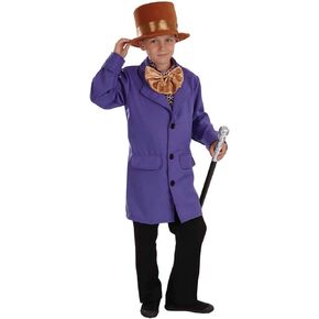 fun shack Kids Chocolate Factory Costume Kids, Kids Chocolate Worker Costume, Boys Book Character Costume for Kids, Medium