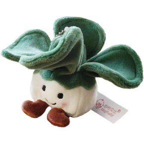 Jowxsx Simulation Vegetable Plush Pendant Stuffed Plush Doll Cute Broccoli Corn Pendant for Birthday Gift Home Decor Bag Accessories Plush Toys (Cabbage)