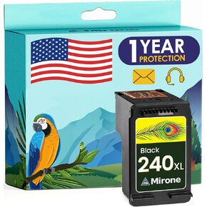 Mirone Remanufactured Ink Cartridge Replacement for Canon 240xl Combo Pack for Cannon 240 Printer Ink Cartridge for Canon MG3600 Cartridges Black Pixma MG3620 PG 240xl 1bk