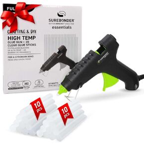 Hot Glue Gun, Surebonder Full Size 40W High Temperature Glue Gun Kit with 20 Glue Sticks