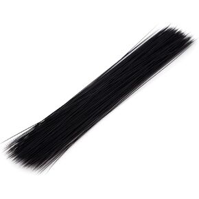 250pcs Simulated Animal Whiskers for Crafts, 2.36-2.56in Plastic Whiskers for Crafts Stuffed Animal Whiskers Craft Whiskers for Stuffed Animals (Black)