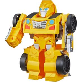 Transformers Rescue Bots Academy Bumblebee Converting Toy Robot, Playskool Heroes 6-Inch Collectible Action Figure Toy for Kids Ages 3 and Up