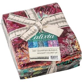 Christiane Marques Calixta Bouquet 12 Fat Quarters Robert Kaufman Fabrics FQ-2177-12