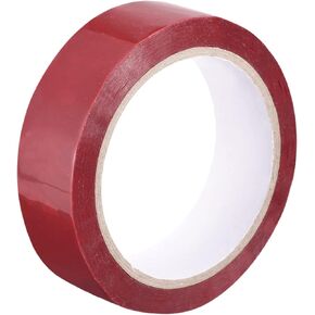 MECCANIXITY Transfer Tamper Evident Security Packaging Packing Tape, 9/16 Inch x 55 Yards x 2 Mil Tamper Resistant Tape, Red