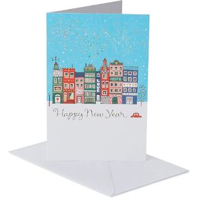 American Greetings Happy New Year Cards with Envelopes, Wonderful Memories (6-Count)