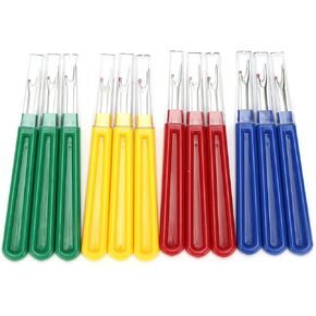 Seam Ripper ، 12pcs التطريز مزيل المزيل الأدوات المزيل سلاسل الرسائل