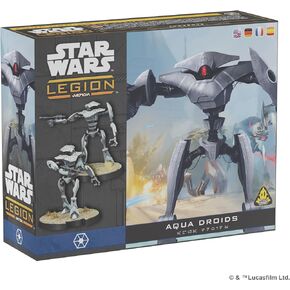 Star Wars: Legion Aqua Droid Unit Expansion - Tabletop Miniatures Game, Strategy Game for Kids and Adults, Ages 14+, 2 Players, 3 Hour Playtime, Made by Atomic Mass Games